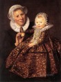Catharina Hooft con su retrato de enfermera Siglo de Oro holandés Frans Hals